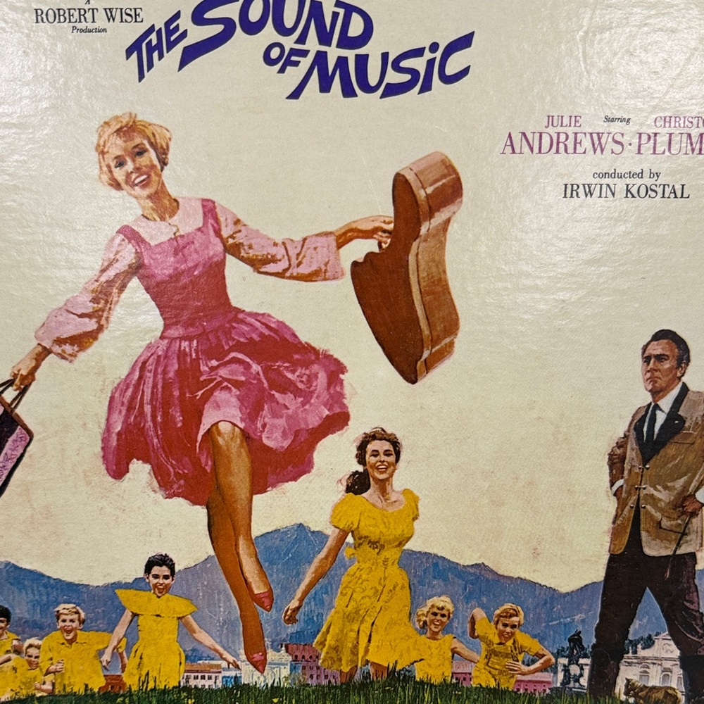 The Sound of Music Vinyl Record & Storybook insert